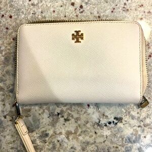 Tory Burch Wristlet Ivory color